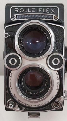 ROLLEIFLEX WHITE/FACE MOD. 3,5 F OTTICA XENOTAR 1:3,5 f 75