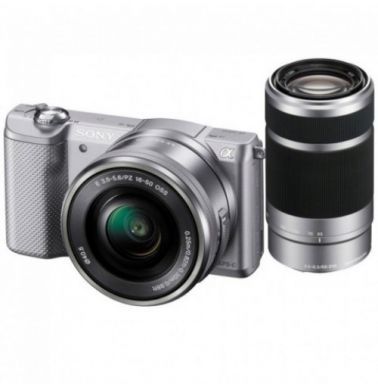 Sony ILCE-5000Y Double Kit (16-50)(55-210)White